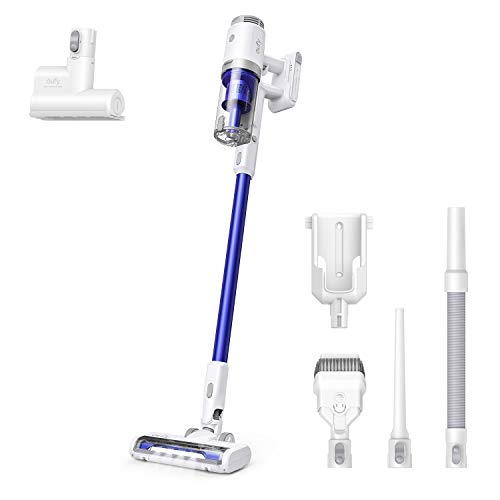 eufy de Anker, HomeVac S11 Go, aspiradora Escoba inalámbrica, Liviana, inalámbrica, Potencia de aspiración de 120 AW, batería extraíble, Limpieza Profunda Tanto para alfombras como para Suelos Duros