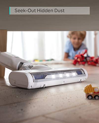 eufy de Anker, HomeVac S11 Go, aspiradora Escoba inalámbrica, Liviana, inalámbrica, Potencia de aspiración de 120 AW, batería extraíble, Limpieza Profunda Tanto para alfombras como para Suelos Duros