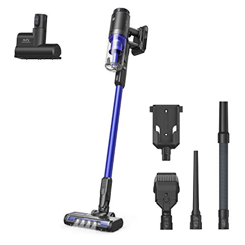 eufy HomeVac S11 Go, aspiradora escoba inalámbrica, liviana, inalámbrica, potencia de aspiración de 120 AW, batería extraíble, limpieza profunda tanto para alfombras como para suelos duros (Negro)