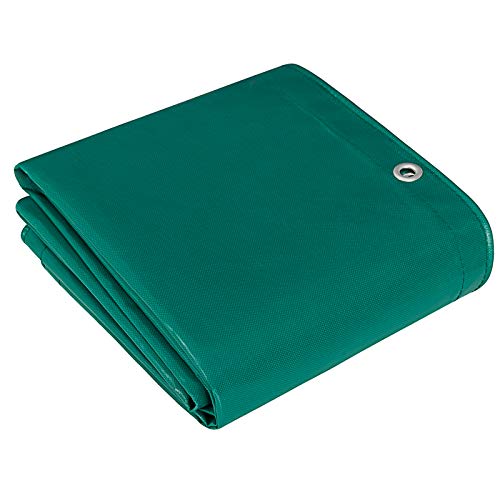EUGAD Lona Impermeable Exterior PVC Universal con Ojales Toldo y Duradera Resistente al Agua y a los Rayos UV, Muy Gruesa para Muebles，jardín ，Coche, Piscina Color Verde 3x5m 0125PB