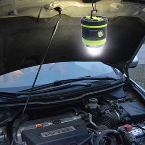 EULOCA Farol de Camping LED Regulable, 1200lm 4 Modos, Resistente al agua Linterna Camping, Lámpara para Pesca, Excursión, Jardín, Patio y hiking