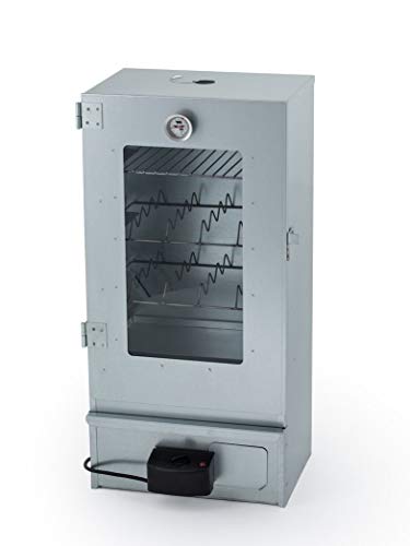EuroSmoker - Armario para ahumar eléctrico (galvanizado con puerta de cristal)