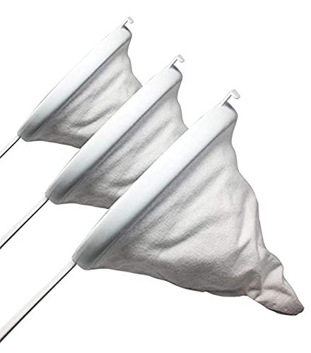 EUROXANTY® Colador de Tela | Franela Suave y PVC | Resistentes al Desgaste | Fácil Limpieza (Pack 4/10+12+14 +18)
