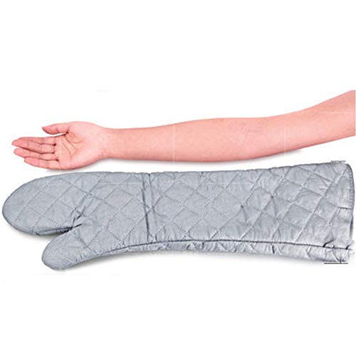 Evita quemaduras, guantes para horno y microondas, resistentes al calor, guantes para horno, anticalientes, herramientas para hornear, para proteger las manos (tamaño: 24 pulgadas, unidad: 1 par)