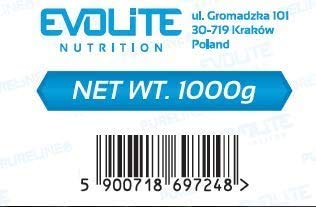 Evolite Nutrition - 100% edulcorante natural de eritritol - 1000 g - Polvo de azúcar glas con cero calorías.