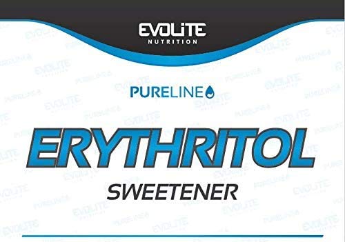 Evolite Nutrition - 100% edulcorante natural de eritritol - 1000 g - Polvo de azúcar glas con cero calorías.