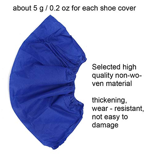 Exblue Cubrezapatos Desechables, 100 Piezas Cubrezapatos Antideslizantes Cubrezapatos Resistentes al Desgaste Cubre Botas para el hogar Taller Libre de Polvo Limpieza de la casa