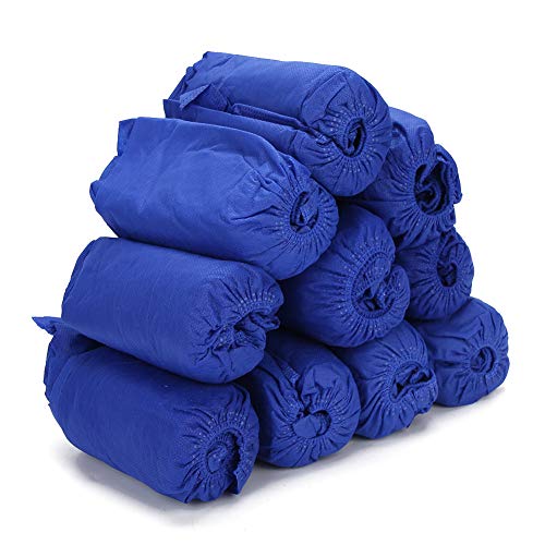 Exblue Cubrezapatos Desechables, 100 Piezas Cubrezapatos Antideslizantes Cubrezapatos Resistentes al Desgaste Cubre Botas para el hogar Taller Libre de Polvo Limpieza de la casa
