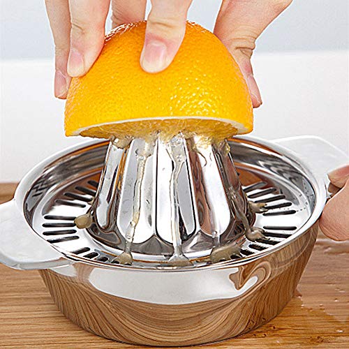 Exprimidor manual, acero inoxidable Estable Duradero antideslizante para restaurantes de cocina Los hoteles usan exprimidor de frutas exprimidor de exprimidor