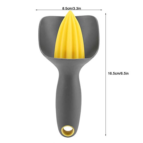 Exprimidor manual ergonómico mini exprimidor de limón para uso de mano de color naranja y verde limón resistente – apto para lavavajillas N.º 2