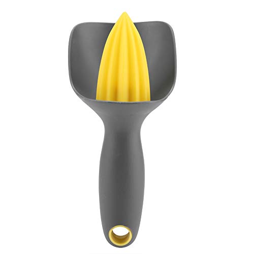 Exprimidor manual ergonómico mini exprimidor de limón para uso de mano de color naranja y verde limón resistente – apto para lavavajillas N.º 2