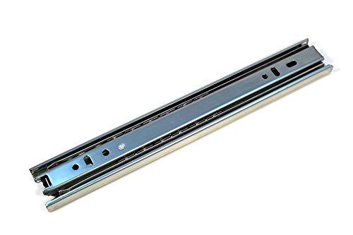 Extension complète entièrement crans Rail Rail de tiroir Télescopique tiroir Rails 50–100 cm