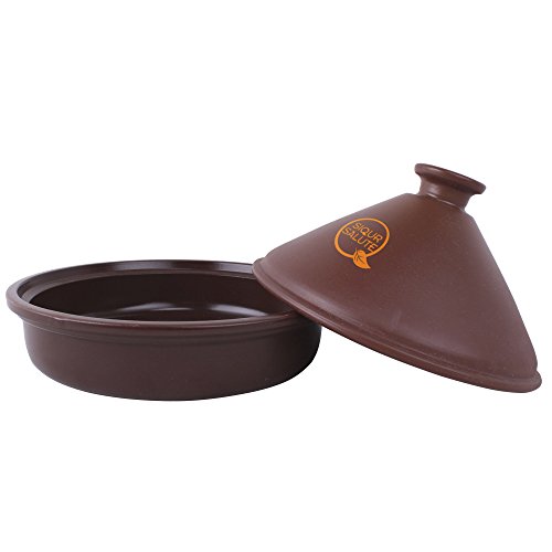 Extraggo - Olla no tóxica de cerámica, diámetro 22 cm