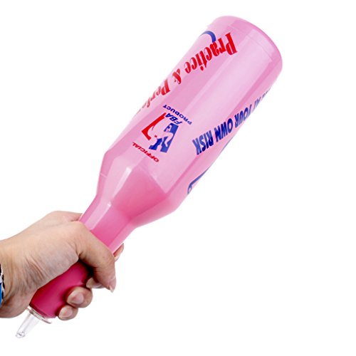 F Fityle 2 Botellas para Cócteles Flair Botella Bar Pub Vino Coctelera - Rosado