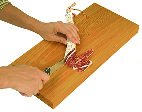 Fackelmann 02121 Soporte jamonero con cajón, Madera Pino, 39 x 21.5 x 40.5 cm.