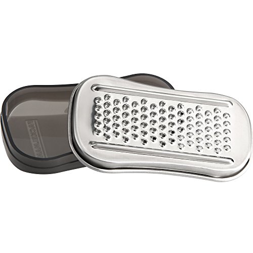 Fackelmann Mini Contenedor, rallador de Frutos Secos, Acero, Gris e Inoxidable, 9,2x5,5x2cm