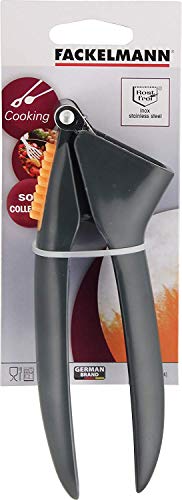 Fackelmann Prensa Ajos 17Cm, ABS, acero inox, color gris. 1 ud.