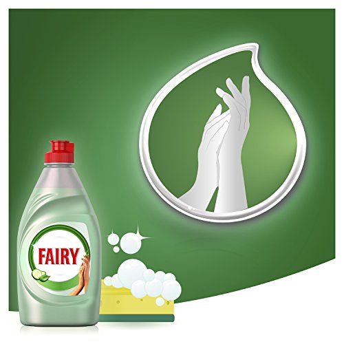FAIRY Limpieza y Cuidado Aloe Vera y Pepino Lavavajillas Líquido 1015 ml con Protección de la Dermis Beneficia la Piel y Combate la Grasa (8001090479617)