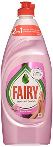 Fairy Limpieza&Cuidado Rosa y Satén Protege Dermis Líquido - 650ml