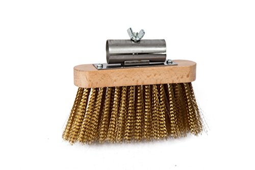 FALCI 249964 – 93 Cepillo Giratorio de Horno para Quitar Cenizas, 16 x 5 cm, Gris