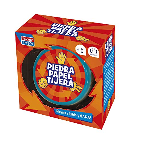 Falomir Piedra, Papel o Tijera. Juego de Mesa. Cartas, Multicolor (1)