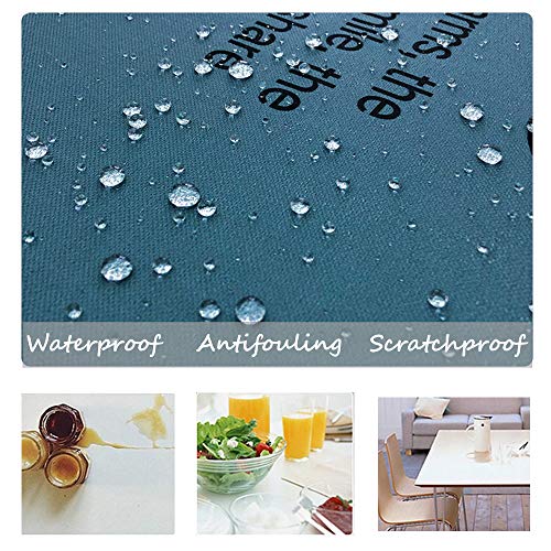 Fansu Rectangular Mantel para Mesa,Antimanchas Impermeable Lavable Plantas Verdes nórdicas Mantel - Adecuado para Decorar Cocina Comedor Salón Restaurante (90x90cm,Monstera A)