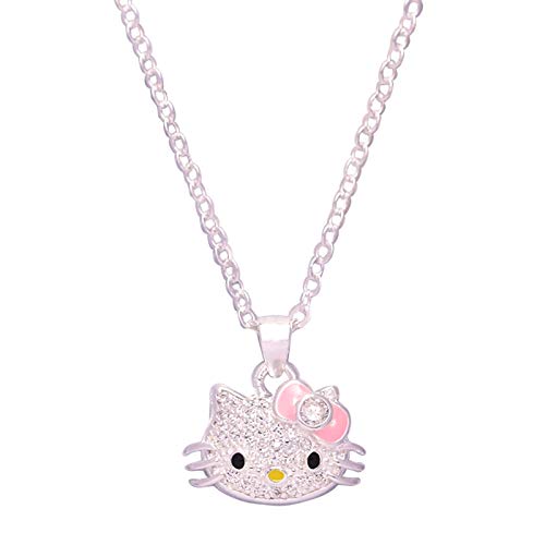 Fashion lady Hello Kitty princesa collar simple encanto retro