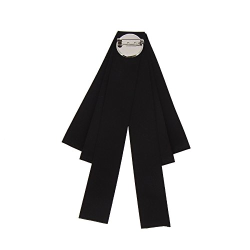 FASHIONGEN - Broche, corbata de mujer, DIOTIME - Negro