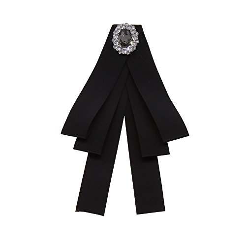 FASHIONGEN - Broche, corbata de mujer, DIOTIME - Negro