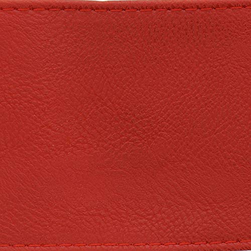 FASHIONGEN - Cinturón obi cuero artificial Mica - Rojo, S-M