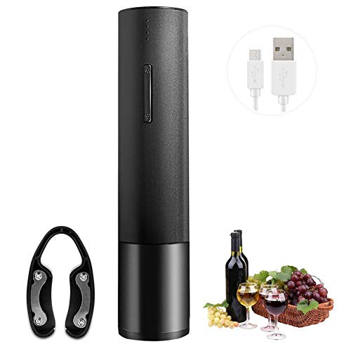 Favourall Sacacorchos Eléctrico Profesional Abrebotellas eléctrico con Cortador de cápsulas desmontable para todos los amantes de los vinos y de la tecnología Physical