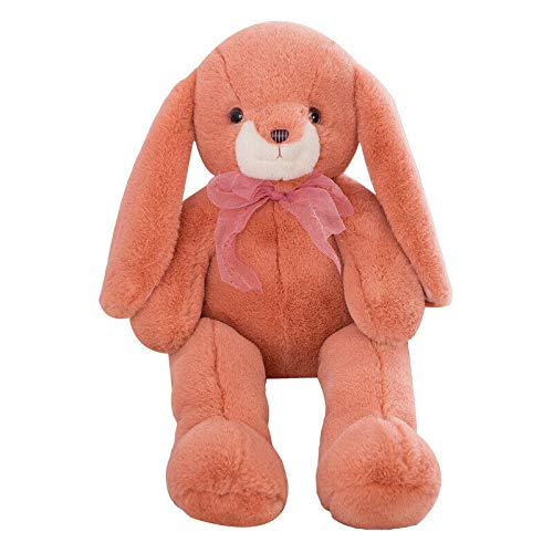 FCS Juguete de Peluche 51 norme Rosa Oreja Larga Conejo Almohada Gigante Oso Marrón Peluche Relleno Suave Regalo