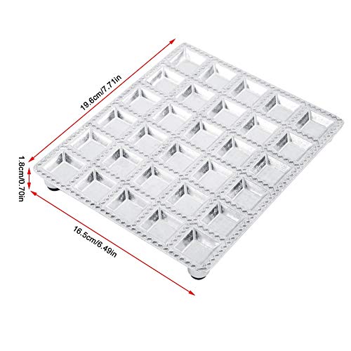 Fdit Molde de Acero Inoxidable para Ravioles Dumpling de Pastelería Fabricante de Utensilios de Cocina Mini Cuadrados