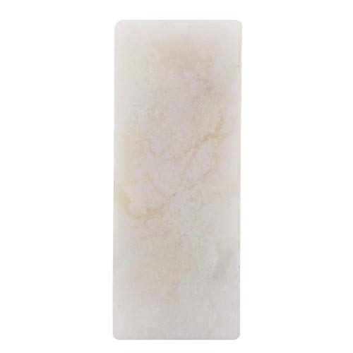 Fdit Socialme-EU Grano Afilador Piedra Natural Esmeralda Piedra Tamaño Pequeño Pulido Piedra de Afilar Piedra de 2 Lados #10000(Blanco)