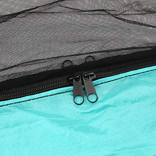 FE Active Hamaca para Acampar al Aire Libre - Hamaca Doble o Individual con Mosquitera Hamaca Colgante para Arbol, Hamaca de viaje, Hamacas de Jardín, Kit de Supervivencia | Diseñado en California