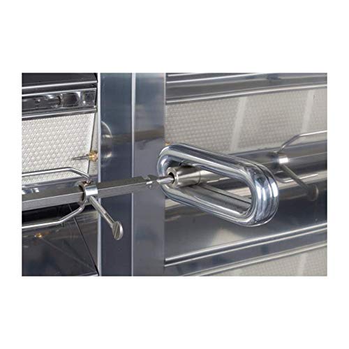 Féca - Asador profesional de gas de 24 a 48 pollos 24 poulets - 4 broches