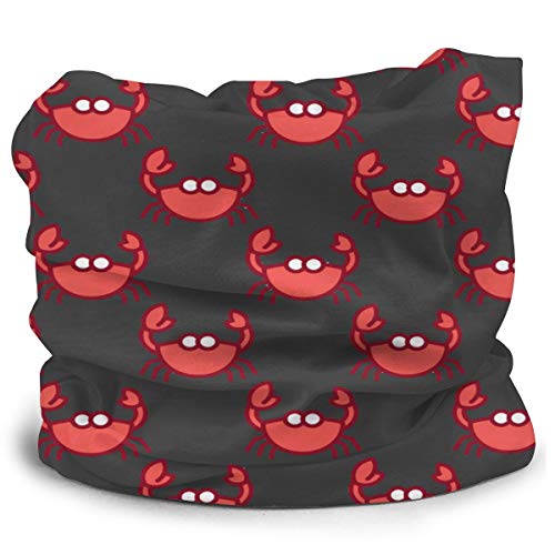 Fedso - Pasamontañas unisex con diseño de cangrejos rojos, reutilizables, resistentes al viento, antipolvo, bandanas para la boca, acampada, motocicleta, polainas para adolescentes