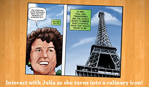 Female Force: Julia Child Interactive Comic Book App