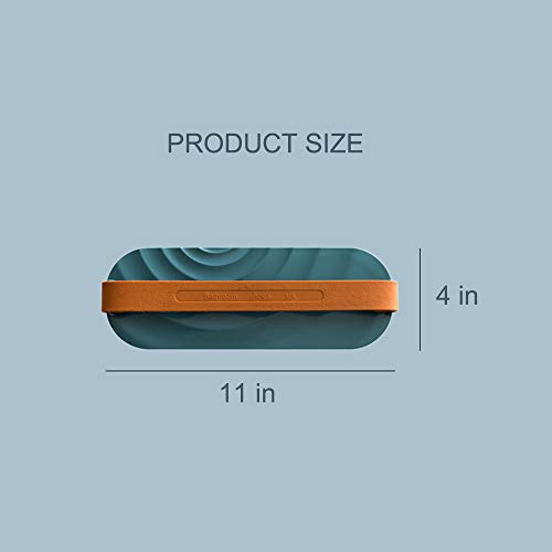 FemKey Zapatero de Pared, 2 Piezas Zapateros, Estante de Almacenamiento de Zapatillas Autoadhesivas No Perforadas, Chanclas Bandeja de Almacenamiento, Zapatero para Zapatillas de Baño, Rosa y BLU