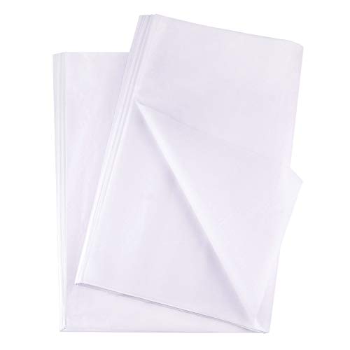 FEPITO 100 hojas de papel de seda de Navidad, papel blanco para envolver regalos, para envolver regalos, manualidades (14 x 20 pulgadas)