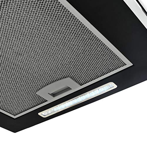 Festnight Campana Extractora Colgante Táctil LCD Campana Extractora Decorativa Acero Recubierto 37 cm