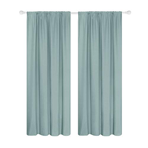 Festnight - Cortinas semiopacas con 2 paneles, cortinas modernas para dormitorio, con ojal, para salón, dormitorio, niños, café/hoteles, lavable a máquina
