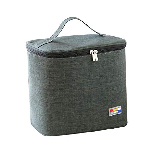 Fiambreras para Mujeres Bolsa TéRmica 11L Bolsa TéRmica HerméTica Bolsas De Tela con Refrigerador Plegable URIBAKY * Almuerzo para Mujeres Escuela De Trabajo para NiñAs Playa Camping