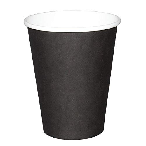 Fiesta gf041 negro único de pared Hot vasos (Pack de 50)