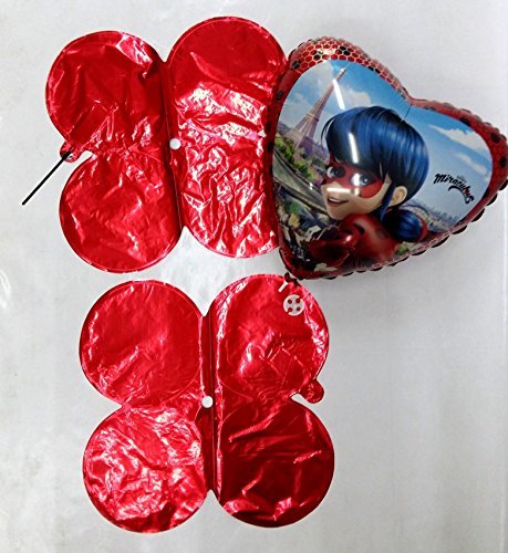 FIESTADEKOR Centro DE Mesa Ladybug FORMADO con Globos DE Poliamida Especial para Decoraciones DE CUMPLEAÑOS