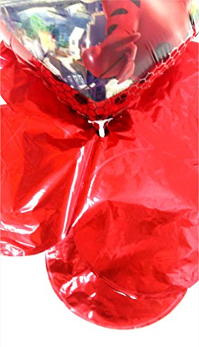 FIESTADEKOR Centro DE Mesa Ladybug FORMADO con Globos DE Poliamida Especial para Decoraciones DE CUMPLEAÑOS