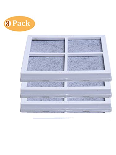 Filtro de aire de repuesto para LG LT120F Kenmore Elite 469918 Frigorífico ADQ73214402 ADQ73214404-1/2/3/4 paquetes (envío gratis) 3pack Blanco y gris.