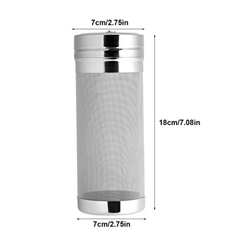 Filtro de tolva seco de cerveza de acero inoxidable de 300 micrones Filtro de malla de tubo de embotellado doméstico para café casero hecho en casa