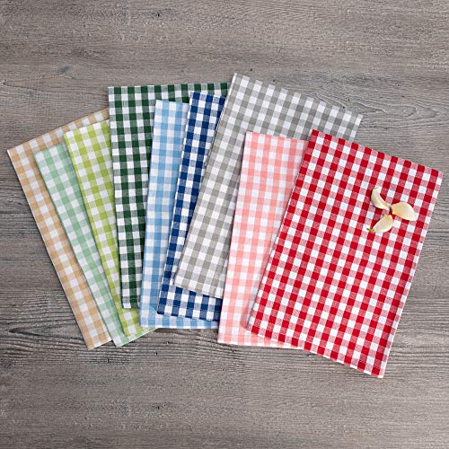 FILU Paños de cocina (4 unidades, rojo / blanco) 50 x 70 cm paño de cocina / paño para vajilla de algodón 100 %, de cuadros elegante y teñido de alta calidad, estilo escandinavo, estilo rústico, bávaro, estilo bávaro Oktoberfest