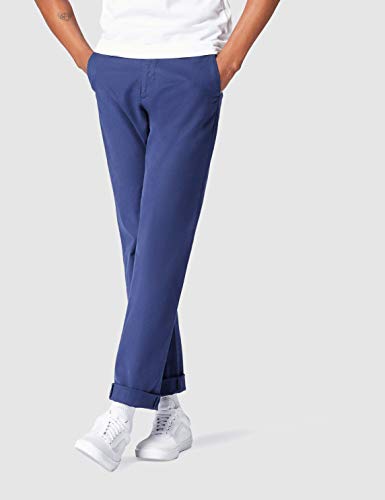 find. Pantalones Chinos para Hombre, Azul (Navy), W32/L34 (Talla del fabricante: 32)
